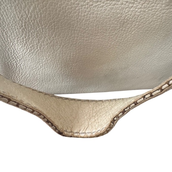 YSL Cream Leather Tote Bag - Picture 13 of 16